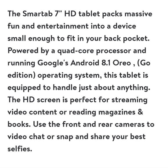Smarttab 7.0 HD Tablet * New in Box - Picture 6 of 6